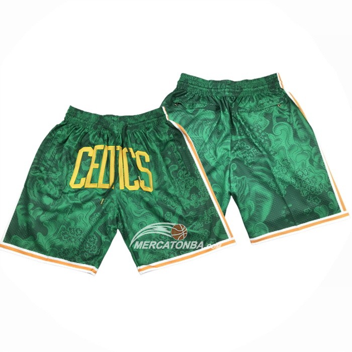Pantaloncini Boston Celtics Special Year of The Tiger Verde